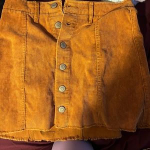 Burnt Orange Mini Skirt